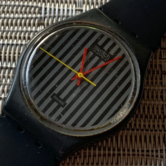Swatch | Accessories | Swatch Watch Ga2 Pinstripe | Poshmark display picture 1